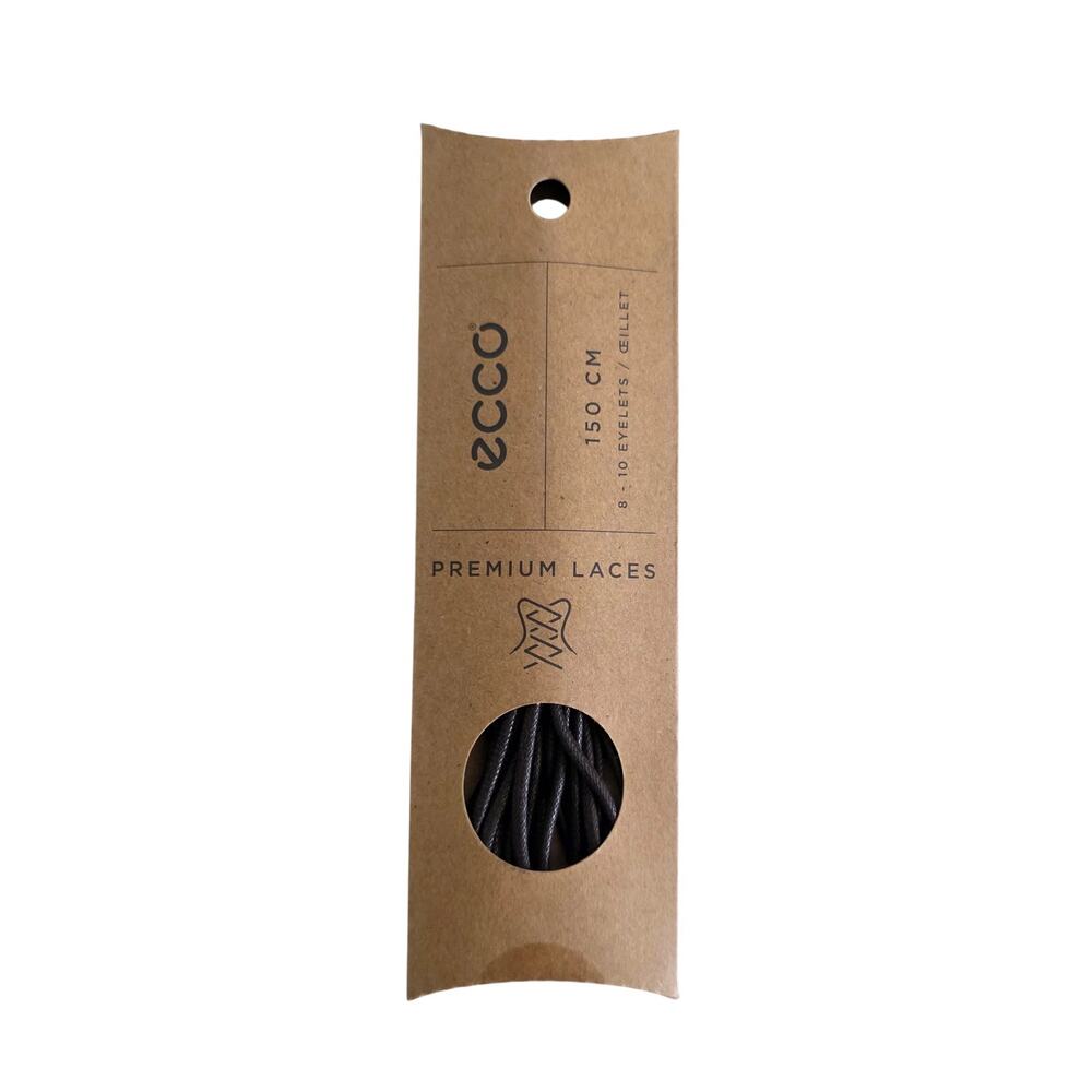 ECCO Coffee Brown Round Shoe Laces 150 cm (59”) 100% Cotton – New